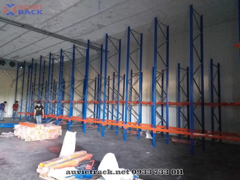 DỰ ÁN KỆ KHO LẠNH CHỨA THỦY SẢN DRIVE IN